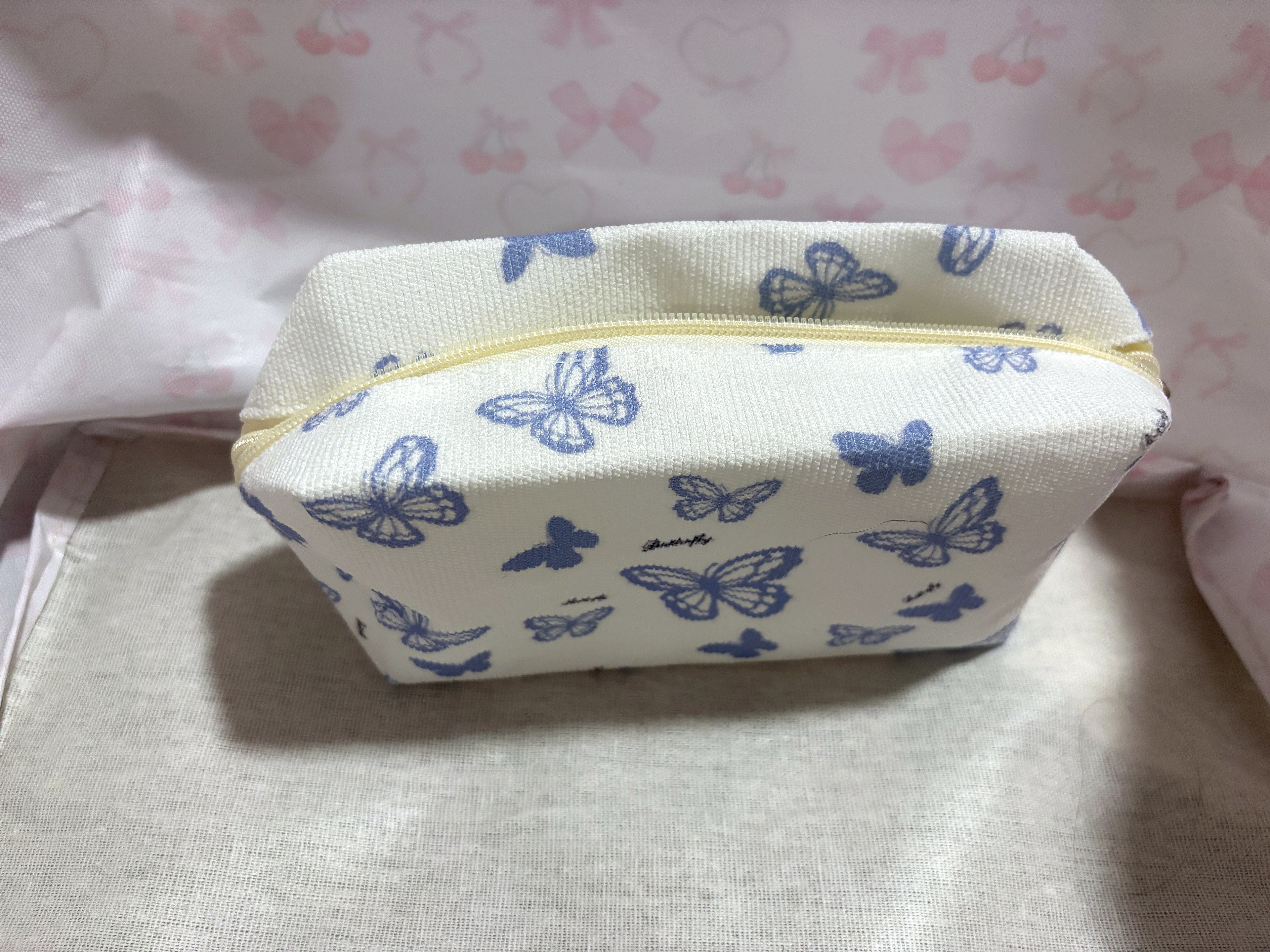Butterfly makeup bag
