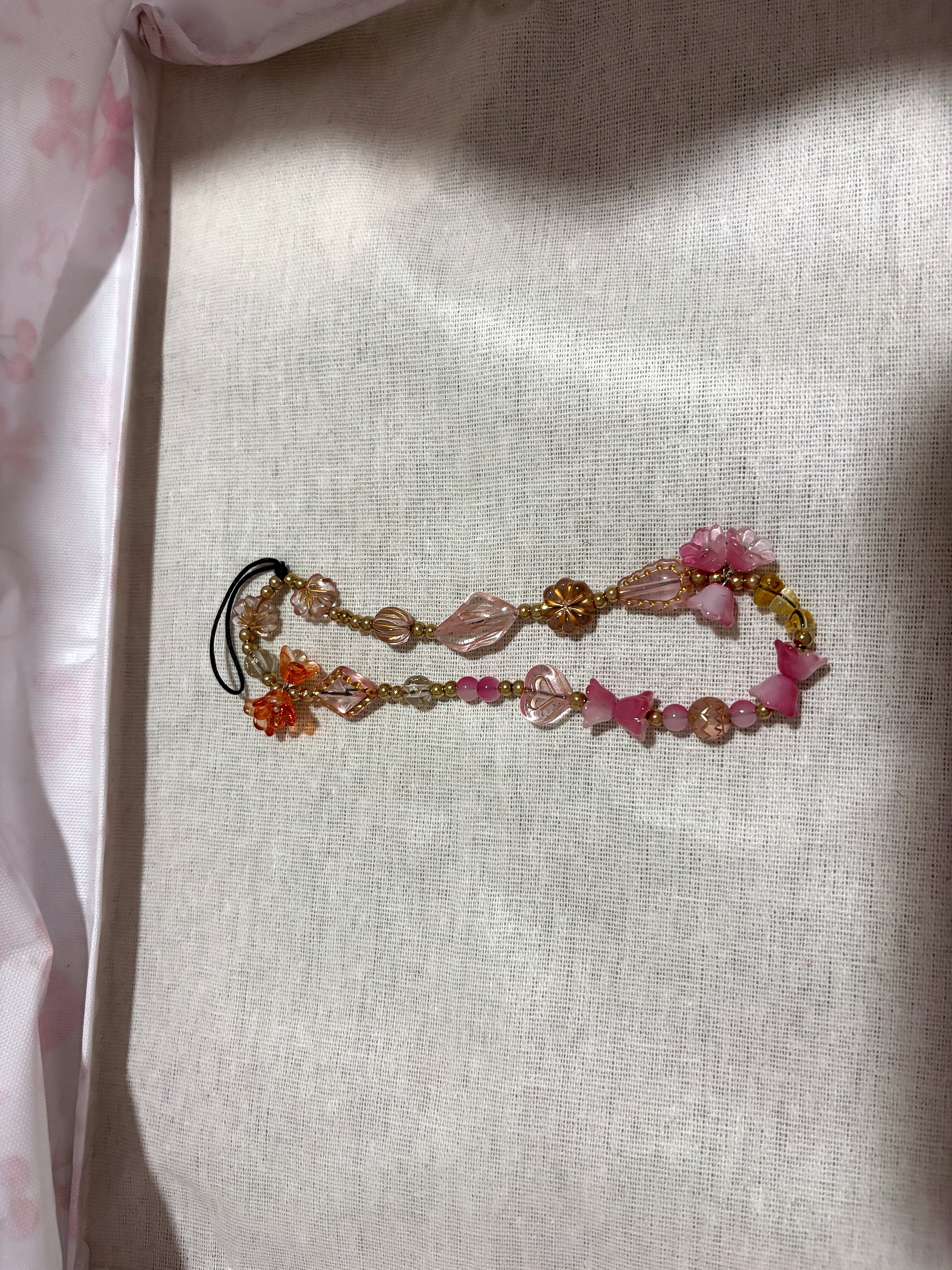 Flower phone charm