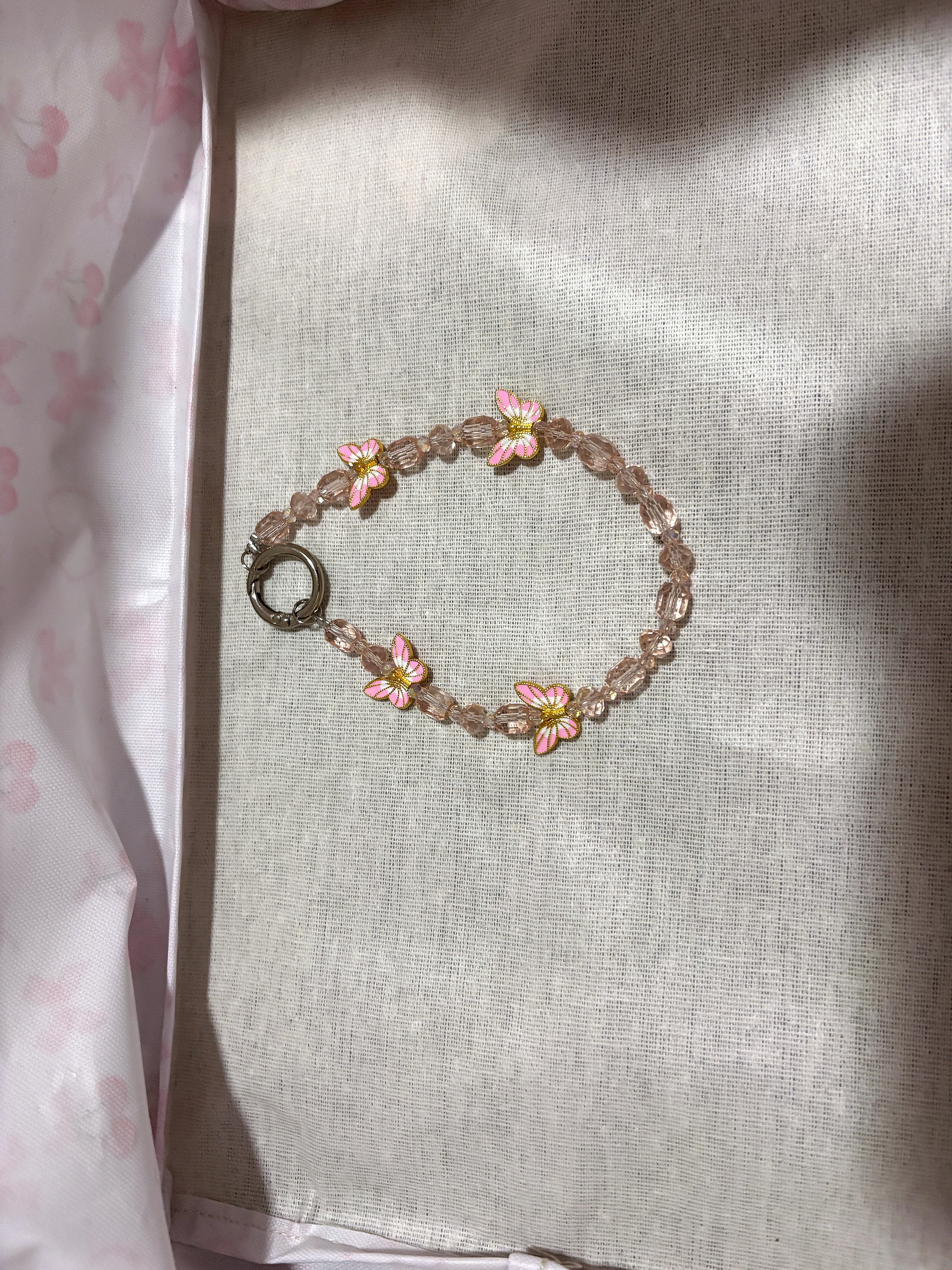 Butterfly phone charm